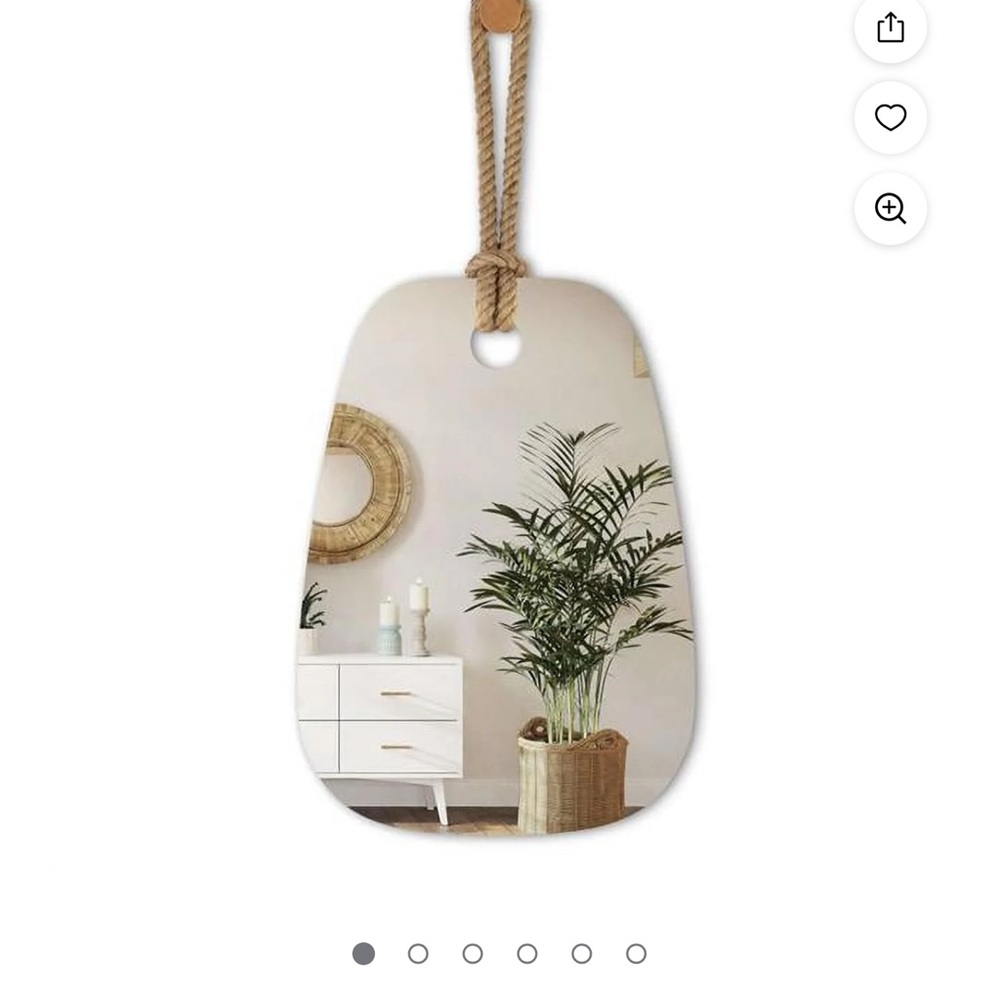 Elegant White Vanity Mirror